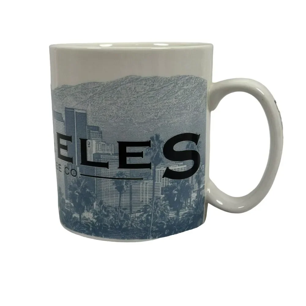 Starbucks 2002 Los Angeles Barista Series One Skyline City Of Angels Cali Mug
